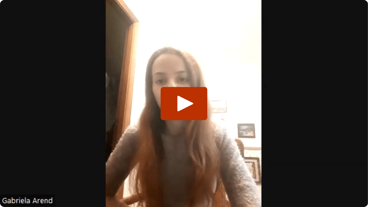 Depoimento de Gabriela Arend