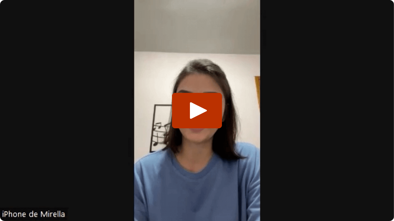 Depoimento de Mirella